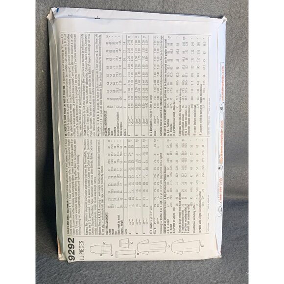 Simplicity Girls Sleepwear Sewing Pattern Sz 7-14 9292 - Uncut - Picture 3 of 3